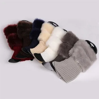 1 Чифт женски гетр, висококачествени зимни дамски защитни чорапи, Къси, Меки и удобни, предпазват от студ дамски обувки.