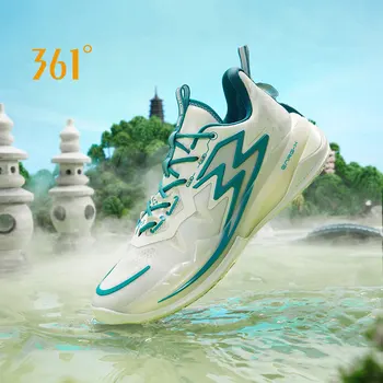 361 Градус BIG3 3.0 Мъжки баскетболни обувки с въглеродна плоча Удобни Спортни Амортизационен Износоустойчиви маратонки 672231117F
