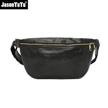 JASONTUTU Нова мъжки нагрудная чанта от изкуствена кожа през рамо, всекидневни модерен раница