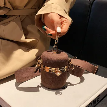 Дамски кръгла чанта-софтуера на веригата, чанта през рамо, индивидуалност, модерна дамска чанта, малка квадратна чанта, червило, чанта във формата на Bolso Mujer