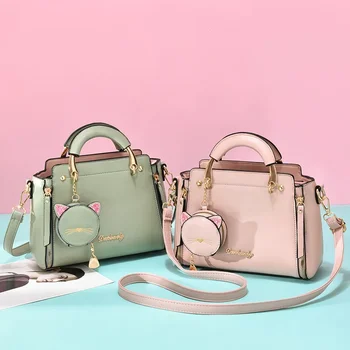 Дамски чанти в стил мозайка, чантата е от изкуствена кожа, чанти-тоут с дръжка, модни чанти-тоутеры голям капацитет, зашити чанти, чанта през рамо, Нова