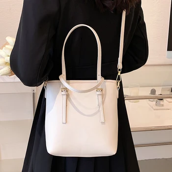 Модни Дамски чанти-тоут, Висококачествени Дамски чанти-незабавни посланици от изкуствена кожа, Дизайнерски Дамски Чанти през рамо, Новост