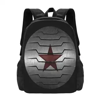 Модни чанти Star Hot Sale Backpack Red Star Soviet Metal Arm Капитан Барнс Rogers Stucky Stevebucky Buckysteve
