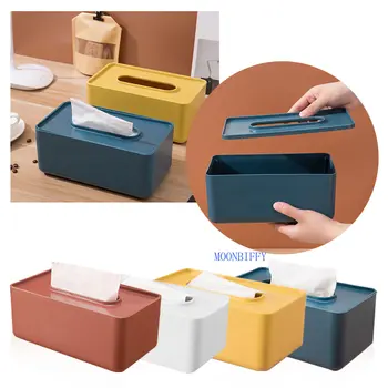 Нов Титуляр кърпички Домашен Кутия за съхранение на влажни кърпички Тенис на Калъф за съхранение на тоалетна хартия Диспенсер за хартиени кърпички Пластмасова кутия за салфетки